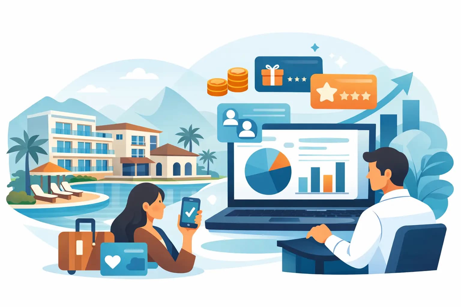 Hotel loyalty program software para más venta