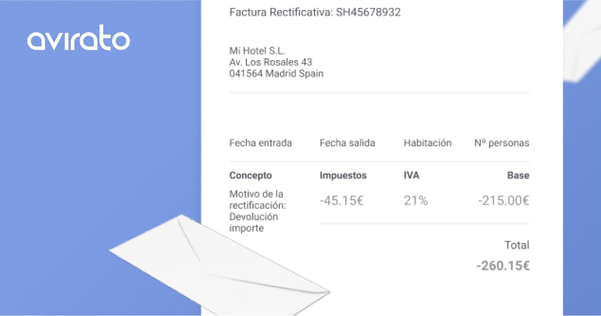 Rectificar facturas OG