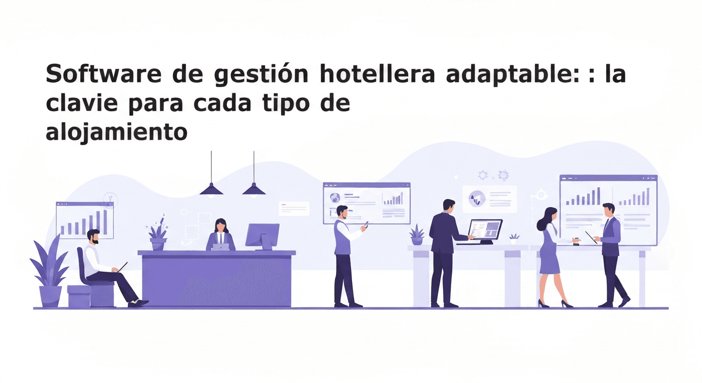 Software de gestión hotelera adaptable: la clave para cada tipo de alojamiento