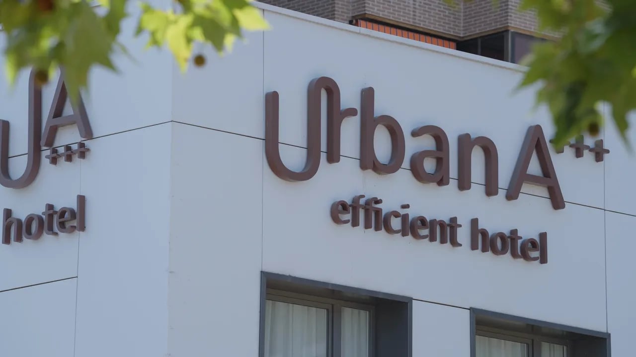 Facade of Hotel UrbanA in Tres Cantos, an Avirato customer