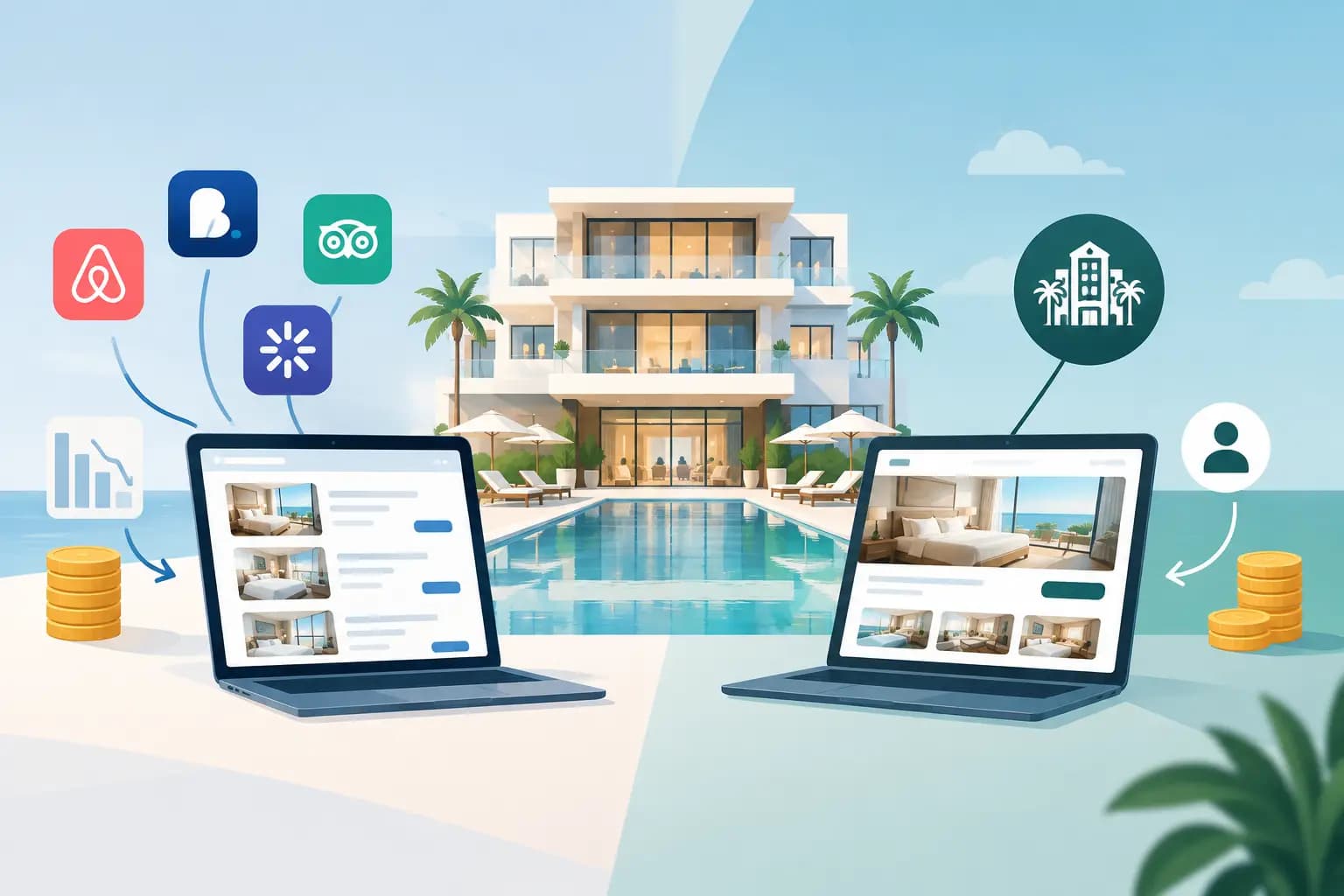 OTA versus web propia: dónde gana más tu hotel