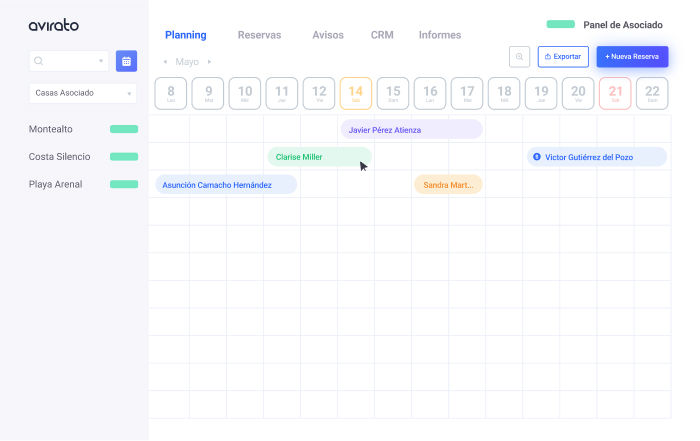 Planification centrale des réservations