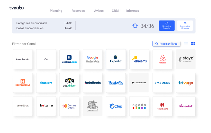 Channel Manager central