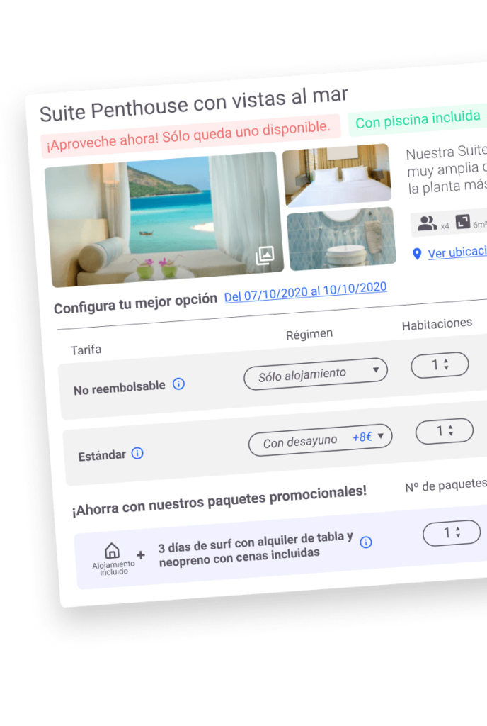 Avantages du nouveau moteur de réservation mobile
