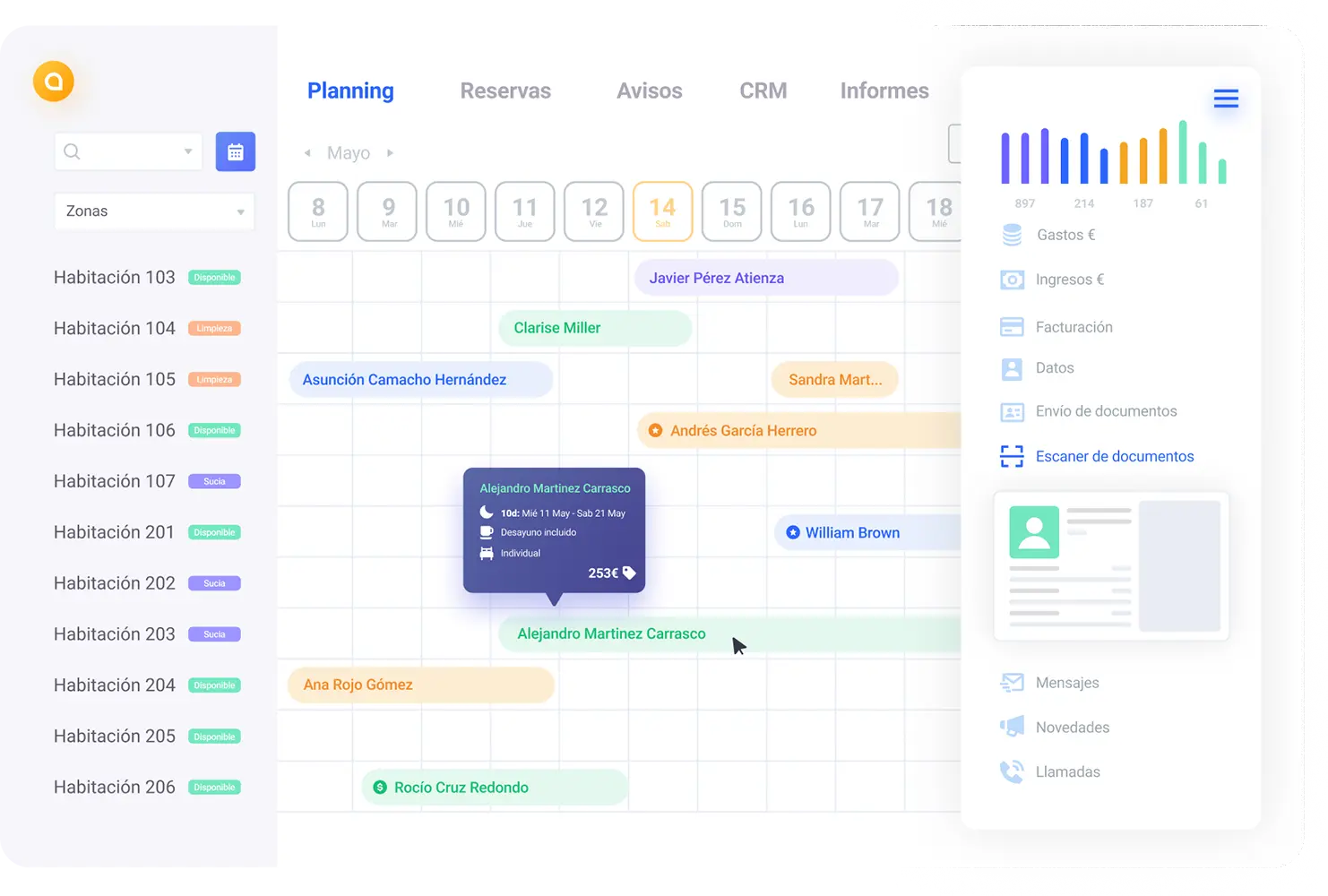 Calendario Inteligente planning