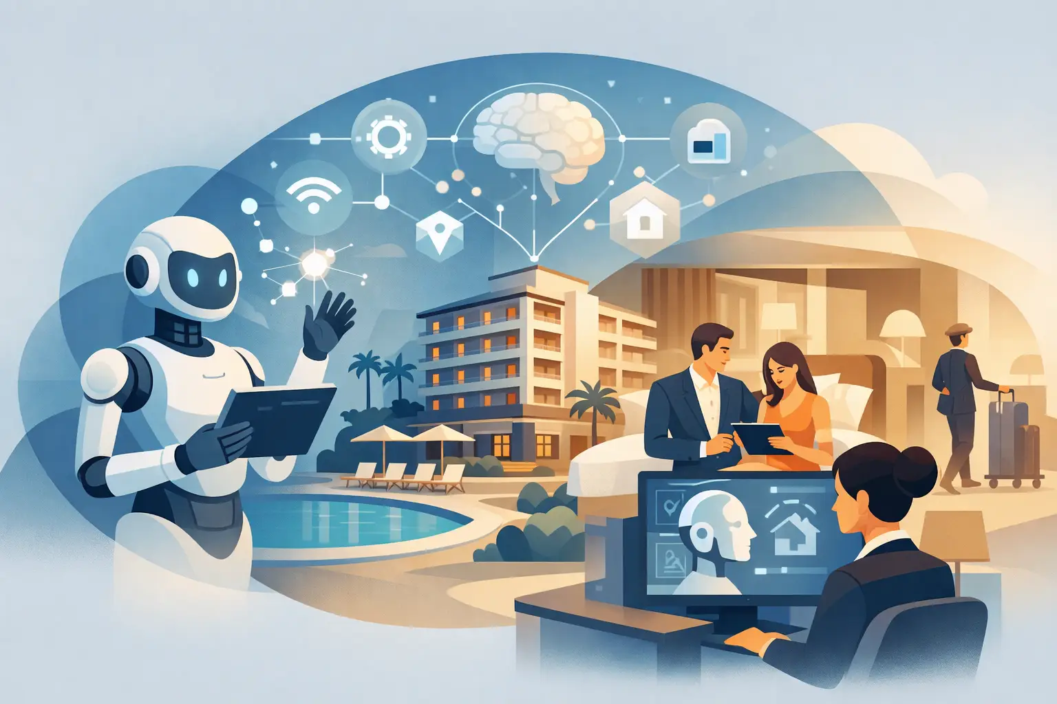 Automatización hotelera con IA que sí renta