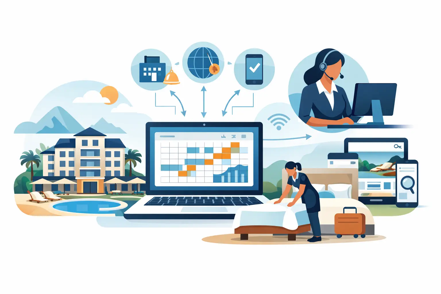 Cómo funciona un channel manager en un hotel