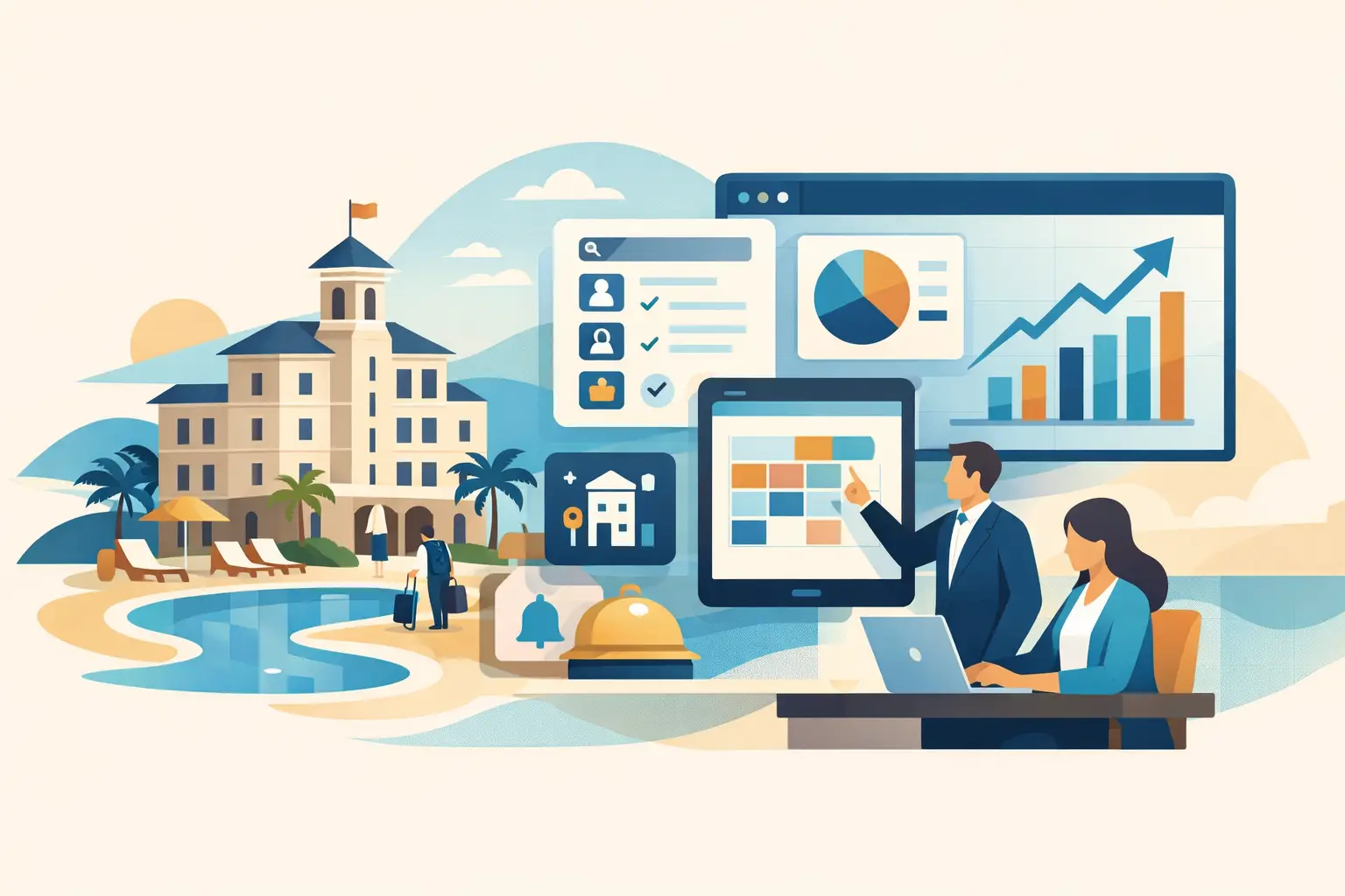 Guía de software hotelero integral para crecer