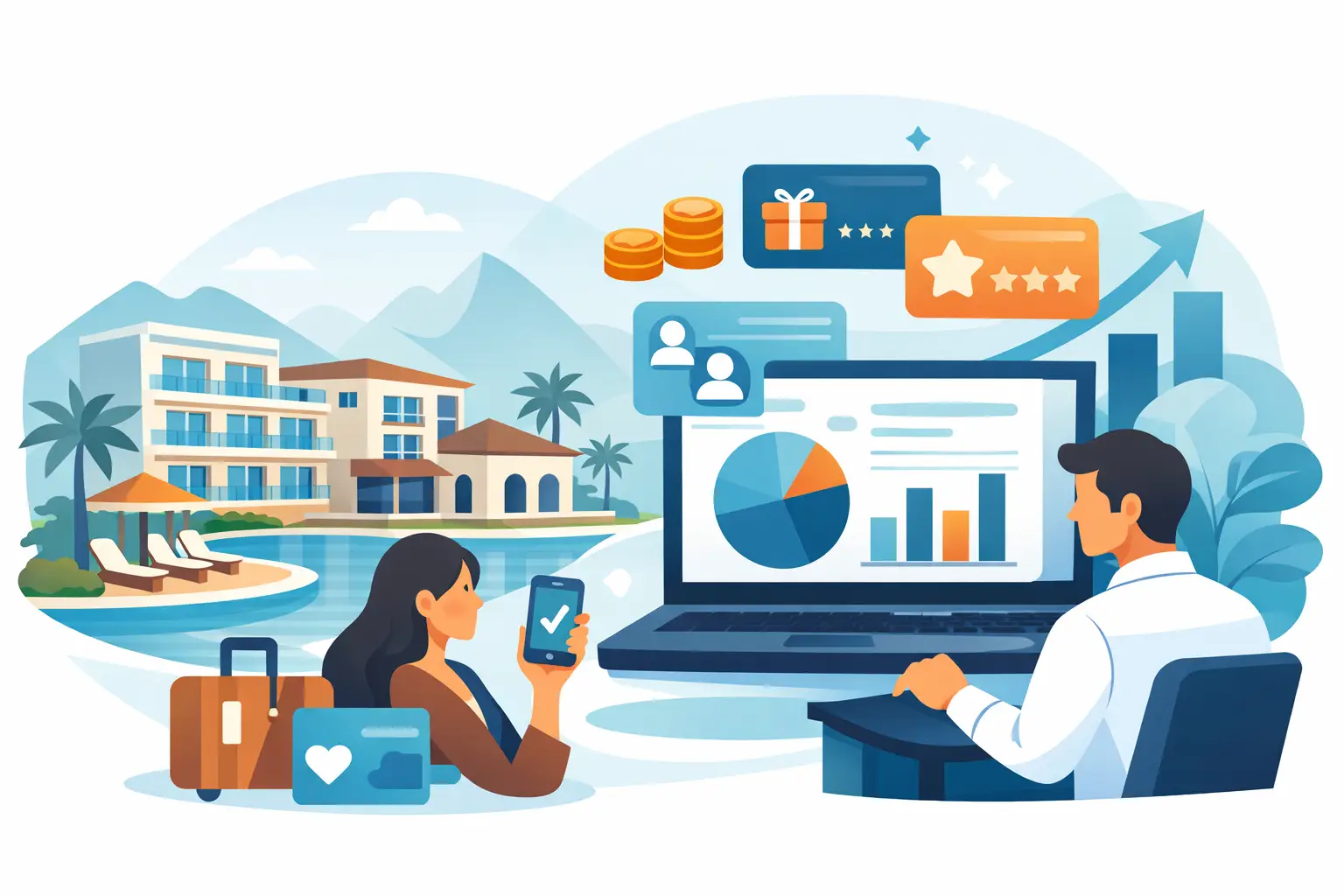 Hotel loyalty program software para más venta