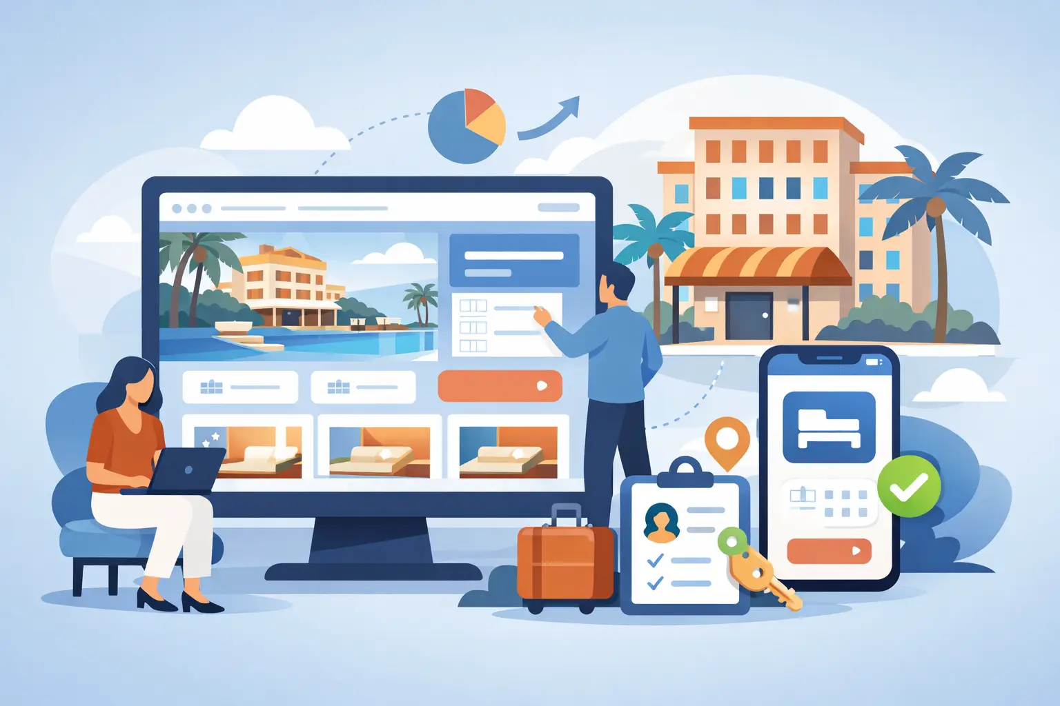 Hotel website design for direct bookings