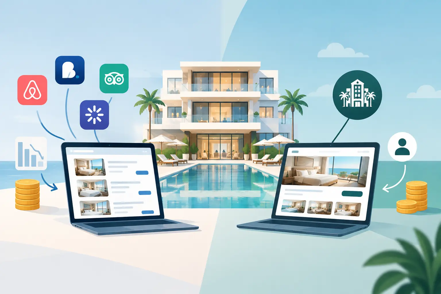 OTA versus web propia: dónde gana más tu hotel