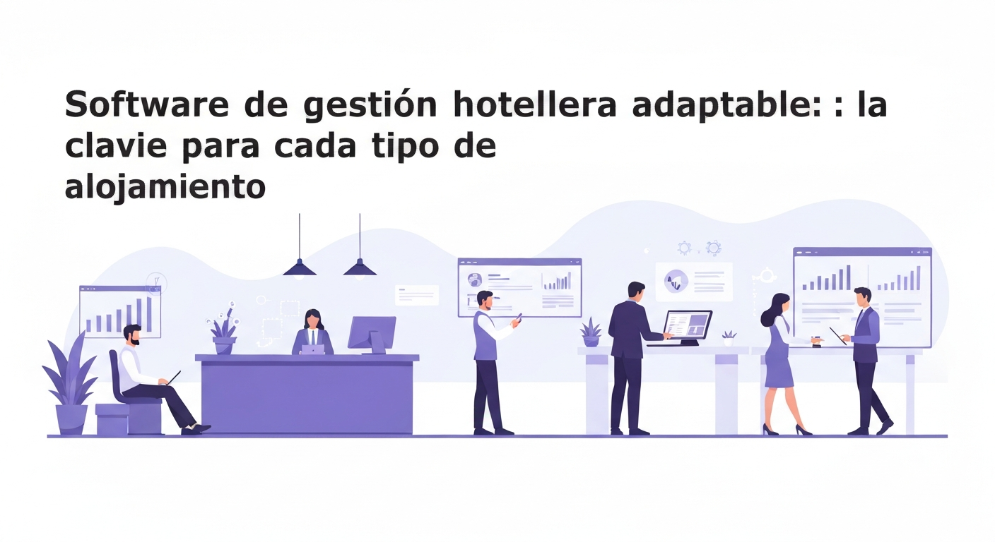 Software de gestión hotelera adaptable: la clave para cada tipo de alojamiento