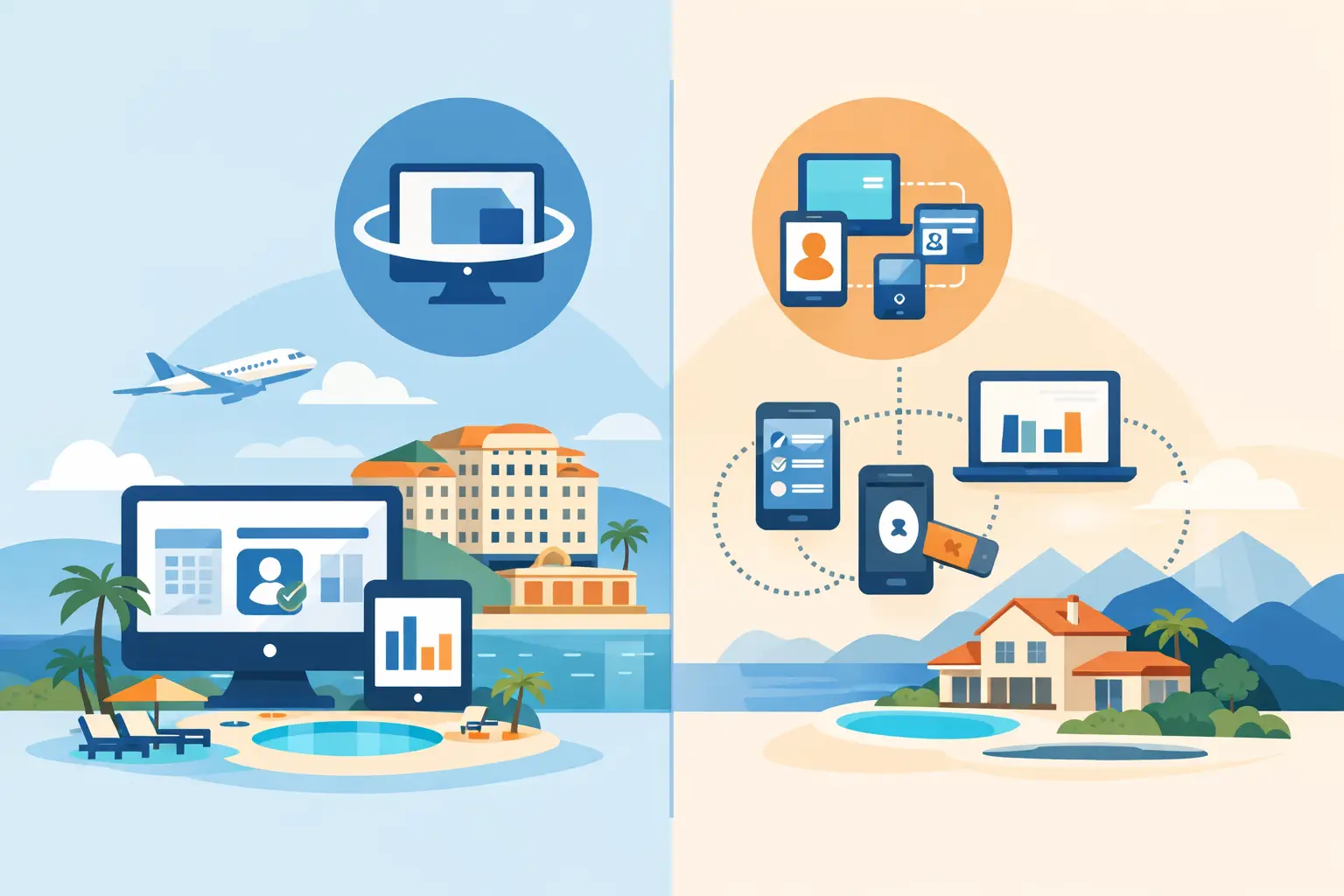 Software hotelero vs herramientas separadas